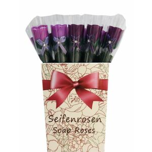 Accentra - Mýdlová růže na stonku  Mýdlová růže na stonku 1x4g Barva: Tmavě fialová