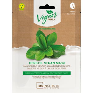 IDC Institute - Pleťová maska Vegan s bylinným olejem  Pleťová maska 25 g