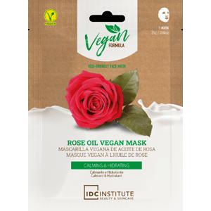 IDC Institute - Pleťová maska Vegan s růžovým olejem  Pleťová maska 25 g