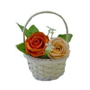Accentra - Mýdlové květy růže v košíku  Mýdlové květy růže 2x5g