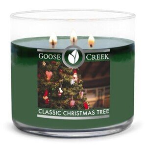Goose Creek -  Tradiční vánoční stromek  Aromatická svíčka ve skle 411 g